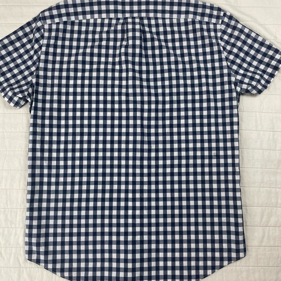 J. Crew Blue and White Plaid Button Down Shirt Large - Picture 8 of 8